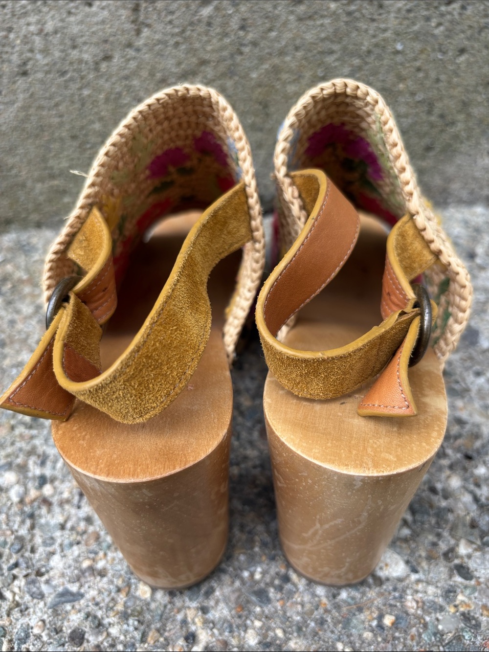 Les Souliers Sézane Dakota High Clogs Size 39 EU - Picture 10 of 12